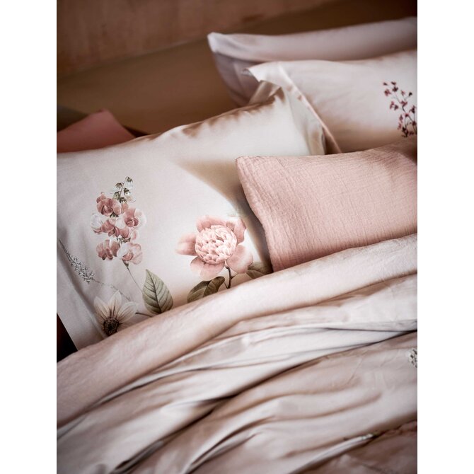 Vandyck Rosewood Charm dekbedovertrek 140x200/220 Linen