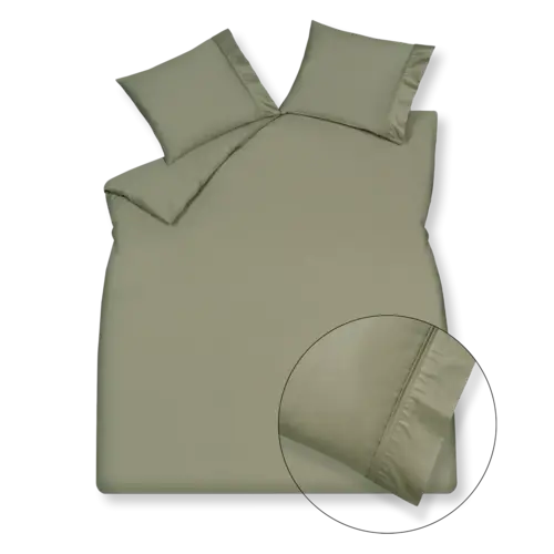 Vandyck Vandyck Purity 87 Uni Satin dekbedovertrek 260x220/240 Thyme afbeelding