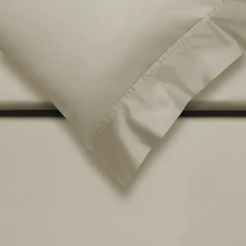 Vandyck Vandyck Purity 87 Uni Satin dekbedovertrek 140x200/220 Stone afbeelding