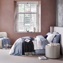 Vandyck Vandyck Purity 87 Uni Satin kussensloop 60x70 Dusty Blue