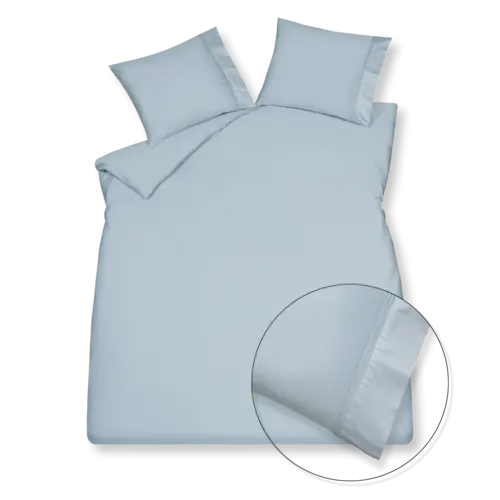Vandyck Vandyck Purity 87 Uni Satin dekbedovertrek 260x220/240 Dusty Blue afbeelding