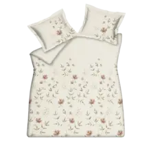 Vandyck Fleurine dekbedovertrek 140x200/220 Cream Tan
