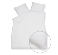 Vandyck Purity Ravenna dekbedovertrek 200x200/220 White