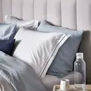 Vandyck Vandyck Pure 82 G.Dyed kussensloop 40x55 Dusty Blue