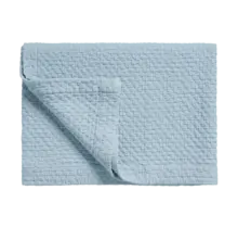 Vandyck Pure 82 G.Dyed bedsprei 260x260 Dusty Blue