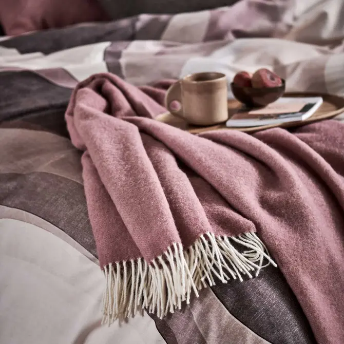 Vandyck Home Bellavita bedsprei 160x260 Sepia Pink