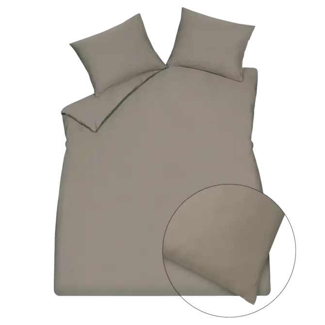Vandyck Satin Luxe dekbedovertrek 140x200/220 Espresso