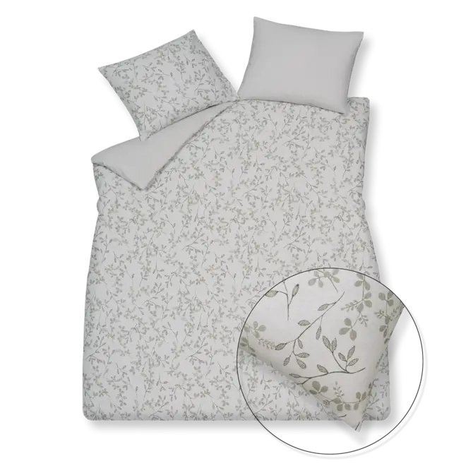 Vandyck Flanel Livingston dekbedovertrek 240x200/220 Thyme