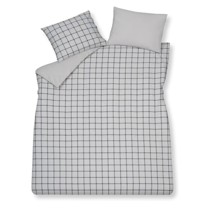 Vandyck Flanel Dundee dekbedovertrek 200x200/220 Blue Ink