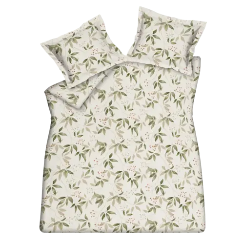 Vandyck Mosswood dekbedovertrek 140x200/220 Cream Tan