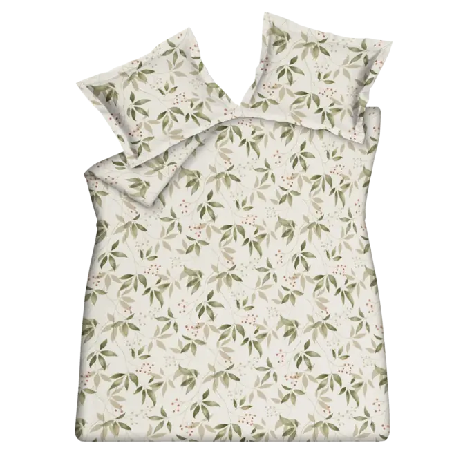 Vandyck Mosswood dekbedovertrek 140x200/220 Cream Tan