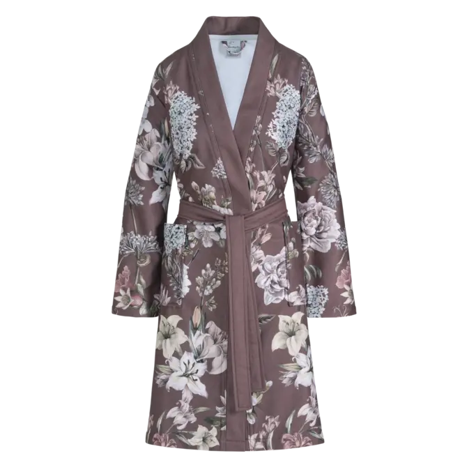 Vandyck Helena badjas Taupe Large Rose
