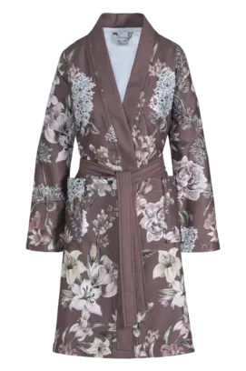 Vandyck Helena badjas Taupe Small Rose