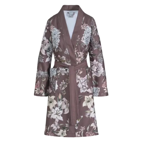Vandyck Vandyck Helena badjas Taupe Small Rose afbeelding
