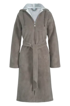 Vandyck Duchess badjas Large Urban Taupe