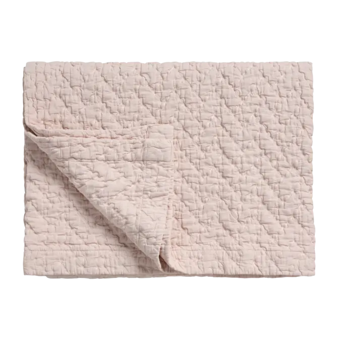 Vandyck Pure 10 G.Dyed bedsprei 180x260 Light Pink