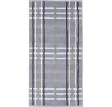 Cawö Noblesse Check Badlaken 80x150 nordic blue