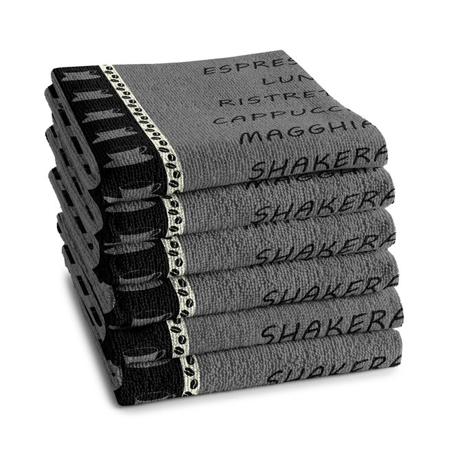 DDDDD Ristretto Keukendoek  Anthraciet 50x55