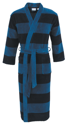 Carl Ross Carl Ross Heren Badjas Kimono 580100 spphire/night blue 52/54 afbeelding