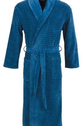 Carl Ross Heren Badjas met Sjaalkraag 664200 sapphire/night blue 52/54