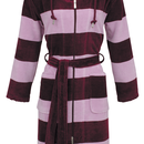 Carl Ross Carl Ross Dames Badjas met capuchon 606410 burgundy/rose quartz 40/42