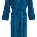 Carl Ross Carl Ross Heren Badjas met capuchon 664300 sapphire/night blue 48/50