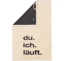 Cawö Postcards Towels Edition Postcard Towels 30x50 du.ich.läuft