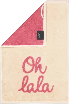 Cawö Postcards Towels Edition Postcard Towels 30x50 Oh lala