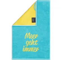 Cawö Postcards Towels Edition Postcard Towels 30x50 Meer geht immer