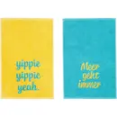 Cawö Cawö Postcards Towels Edition Postcard Towels 30x50 yippie yippie yeah.