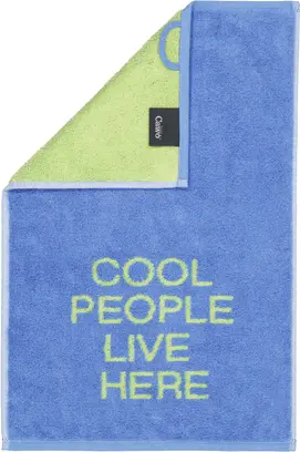 Cawö Postcards Towels Edition Postcard Towels 30x50 cool people live here