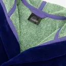 Cawö Cawo Dames Badjas met Capuchon  845 blau-grün 34