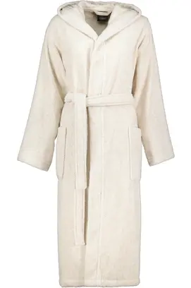 Cawo Dames Badjas met Capuchon  846 natur XL