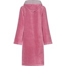 Cawö Cawo Dames Badjas met Capuchon en Ritssluiting 841 beere 36/38