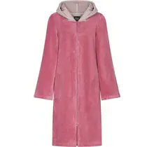 Cawo Dames Badjas met Capuchon en Ritssluiting 841 beere 48/50