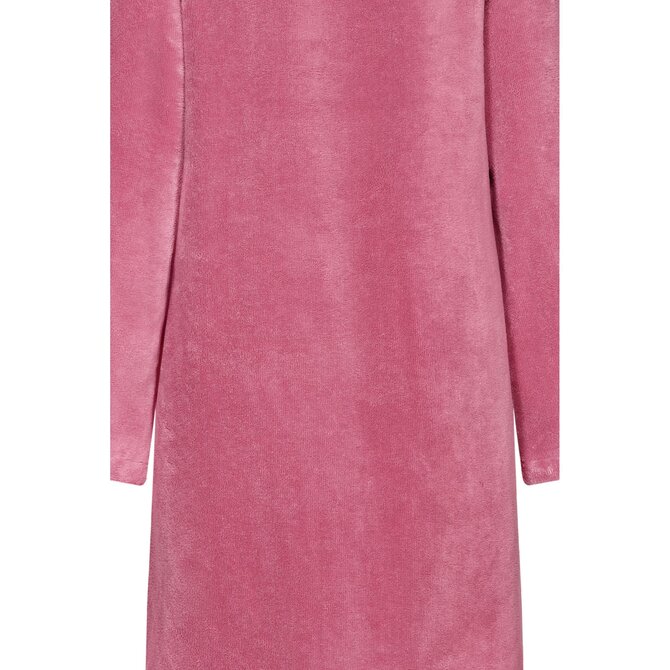 Cawo Dames Badjas met Capuchon en Ritssluiting 841 beere 48/50