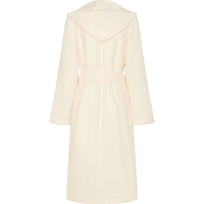 Cawo Dames Badjas met Capuchon en Ritssluiting 837 champagne 44/46