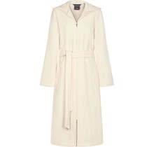 Cawo Dames Badjas met Capuchon en Ritssluiting 837 champagne 36/38