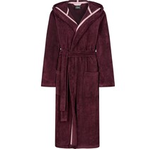 Cawo Dames Badjas met Capuchon  825 burgundy 44/46