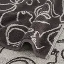 Cawö Cawö Cute Cats Gastendoekje 30x50 basalt/platin