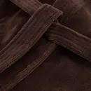 Cawö Cawo Heren Badjas met Capuchon  831 mokka 58/60