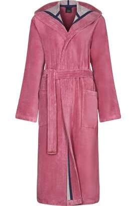 Cawo Dames Badjas met Capuchon  830 beere 44/46