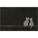 Cawö Cawö Cute Cats Badmat 50x80 basalt/platin