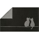 Cawö Cawö Cute Cats Badmat 50x80 basalt/platin