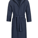 Morgenstern Morgenstern badjas Andrea wafelstof met Capuchon 120cm Navy XL