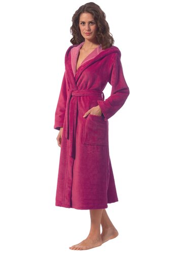 Morgenstern Morgenstern GEENA 2 Dames Badjas Beere XL afbeelding