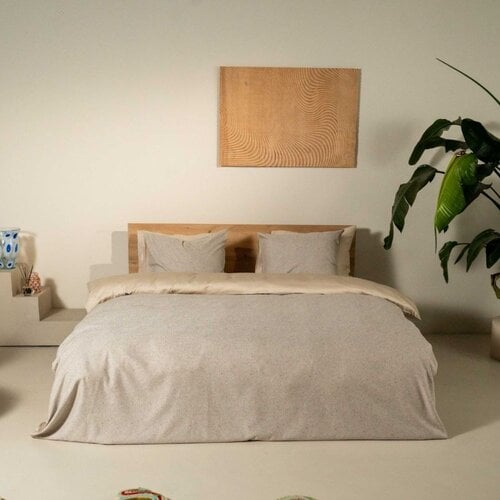 Kayori Miha Dekbedovertrek Katoen/Tencel 140x200/220 Naturel