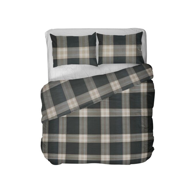 Kayori  Magome  Dekbedovertrek  Flanel  200x200/220  Blauw