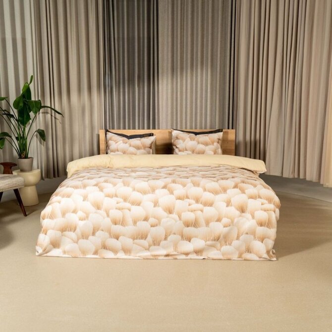 Kayori  Koji  Dekbedovertrek  Katoensatijn  200x200/220  Goud