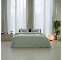 Kayori  Saya  Dekbedovertrek  Katoensatijn  140x200/220  Lichtblau